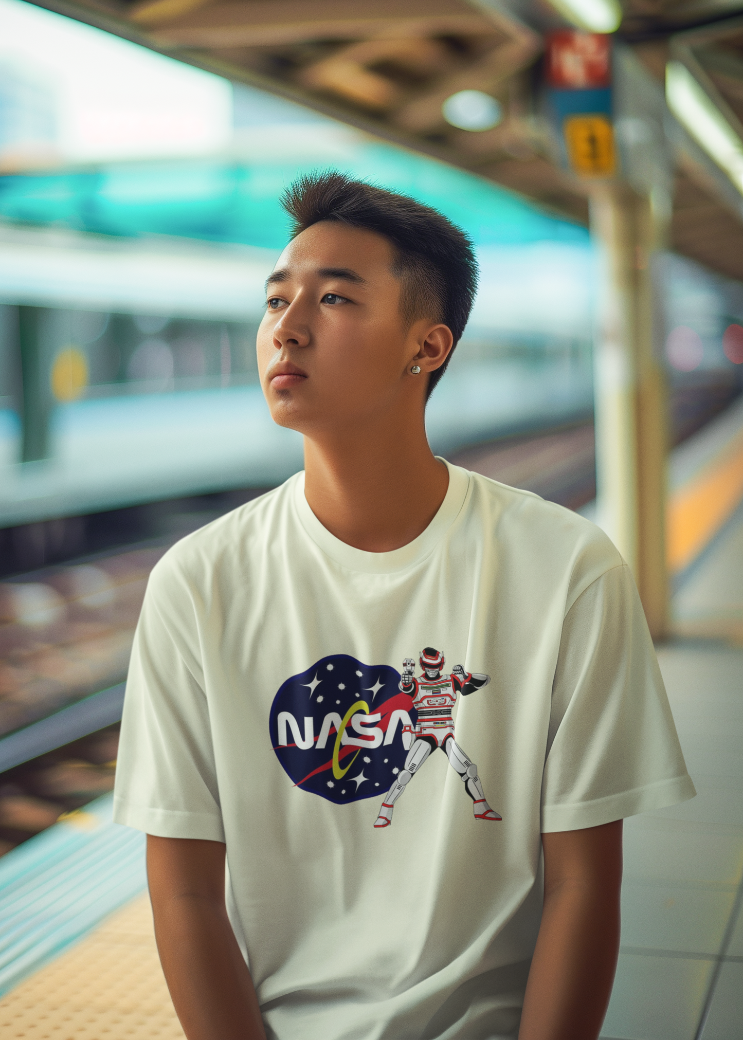 Cosmic Explorer – NASA Oversized T-Shirt
