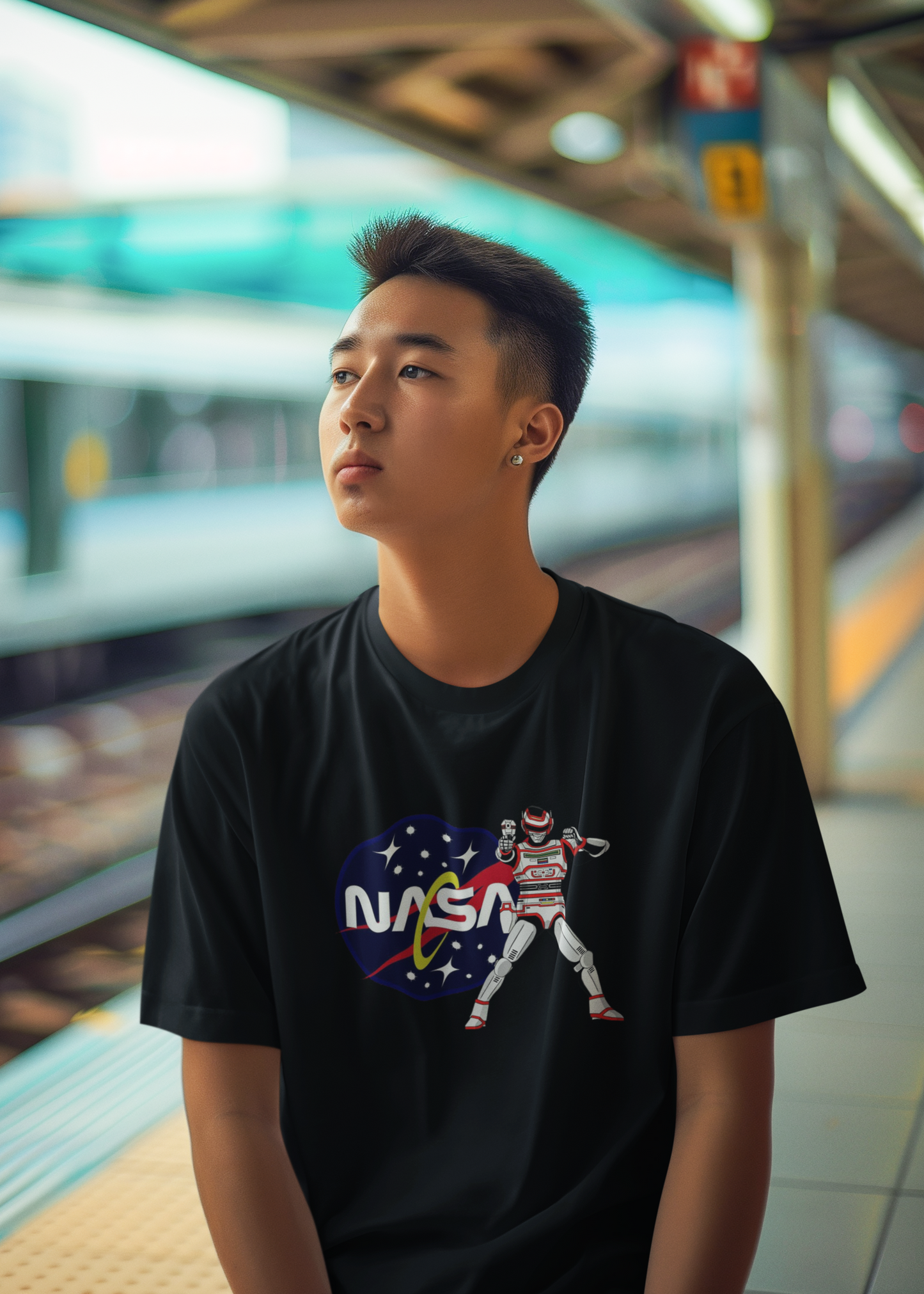 Cosmic Explorer – NASA Oversized T-Shirt