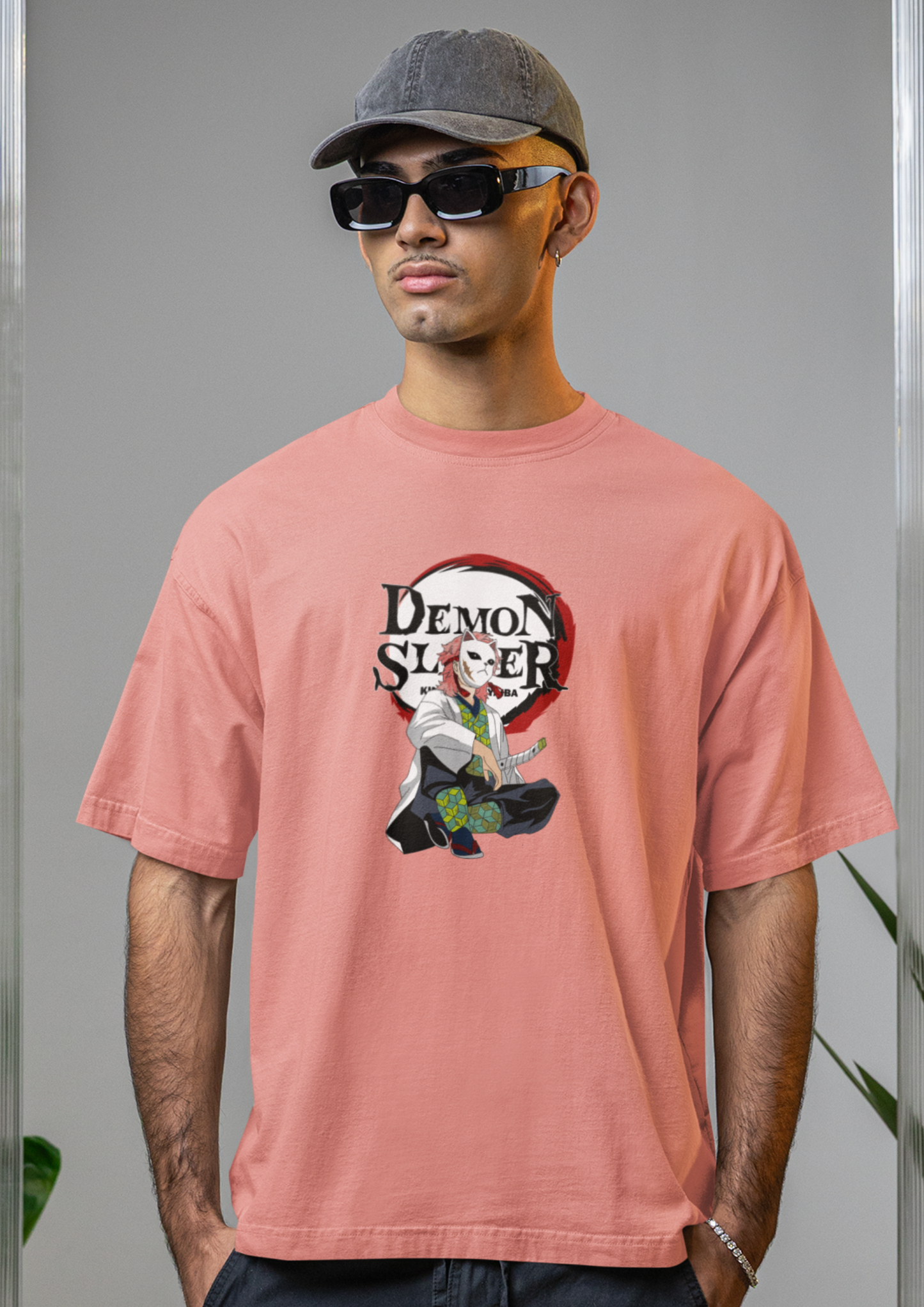 Demon Slayer Oversized Streetwear T-Shirt – Anime Graphic Tee