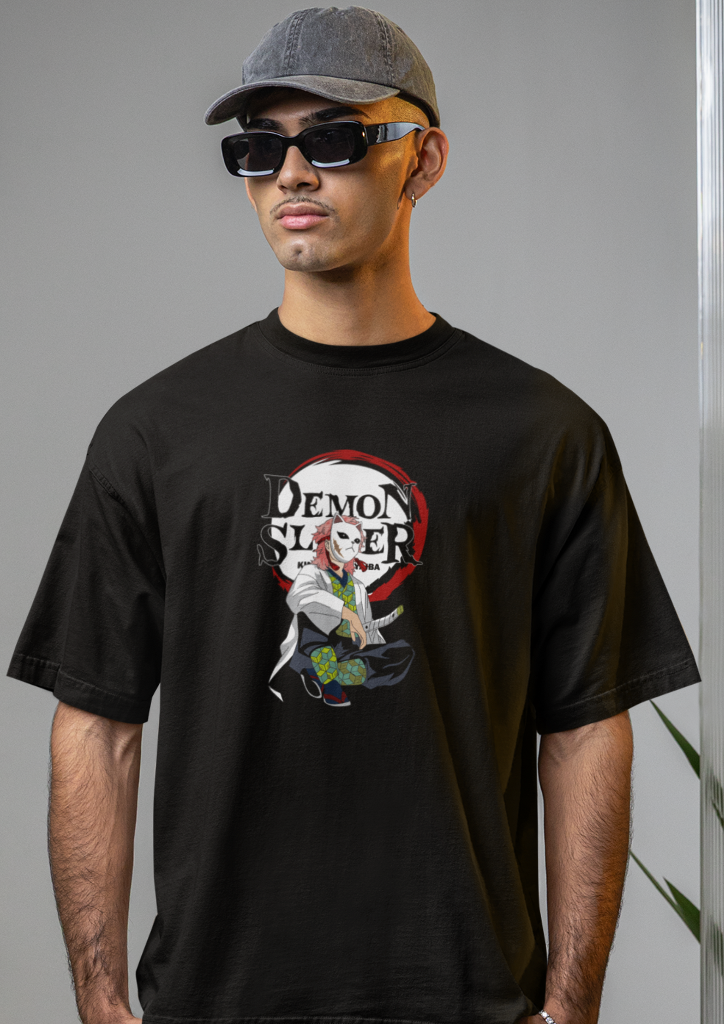 Demon Slayer Oversized Streetwear T-Shirt – Anime Graphic Tee