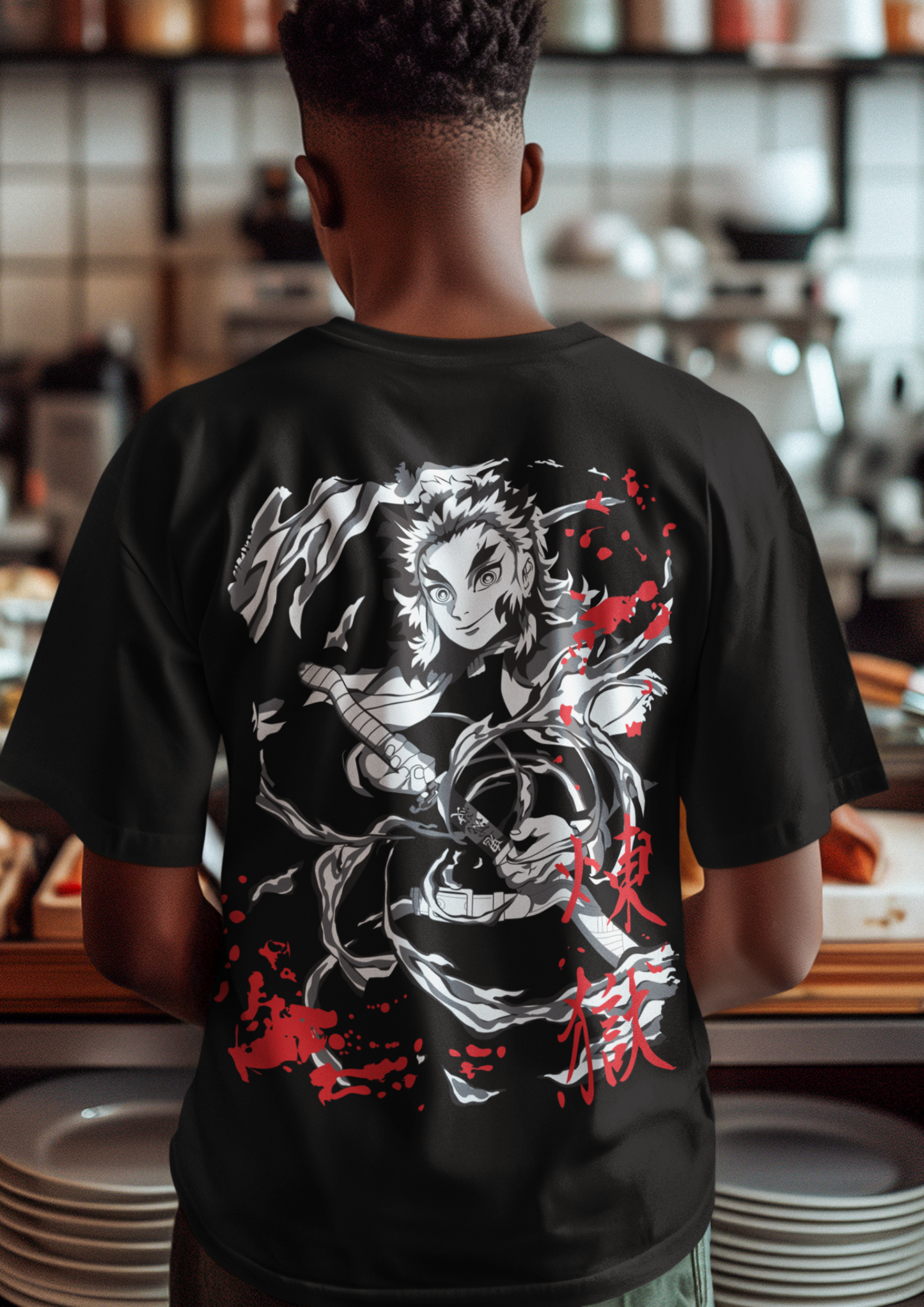 Demon Slayer Oversized Streetwear T-Shirt – Anime Graphic Tee