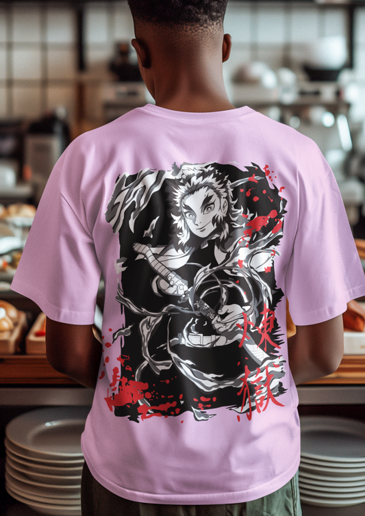 Demon Slayer Oversized Streetwear T-Shirt – Anime Graphic Tee