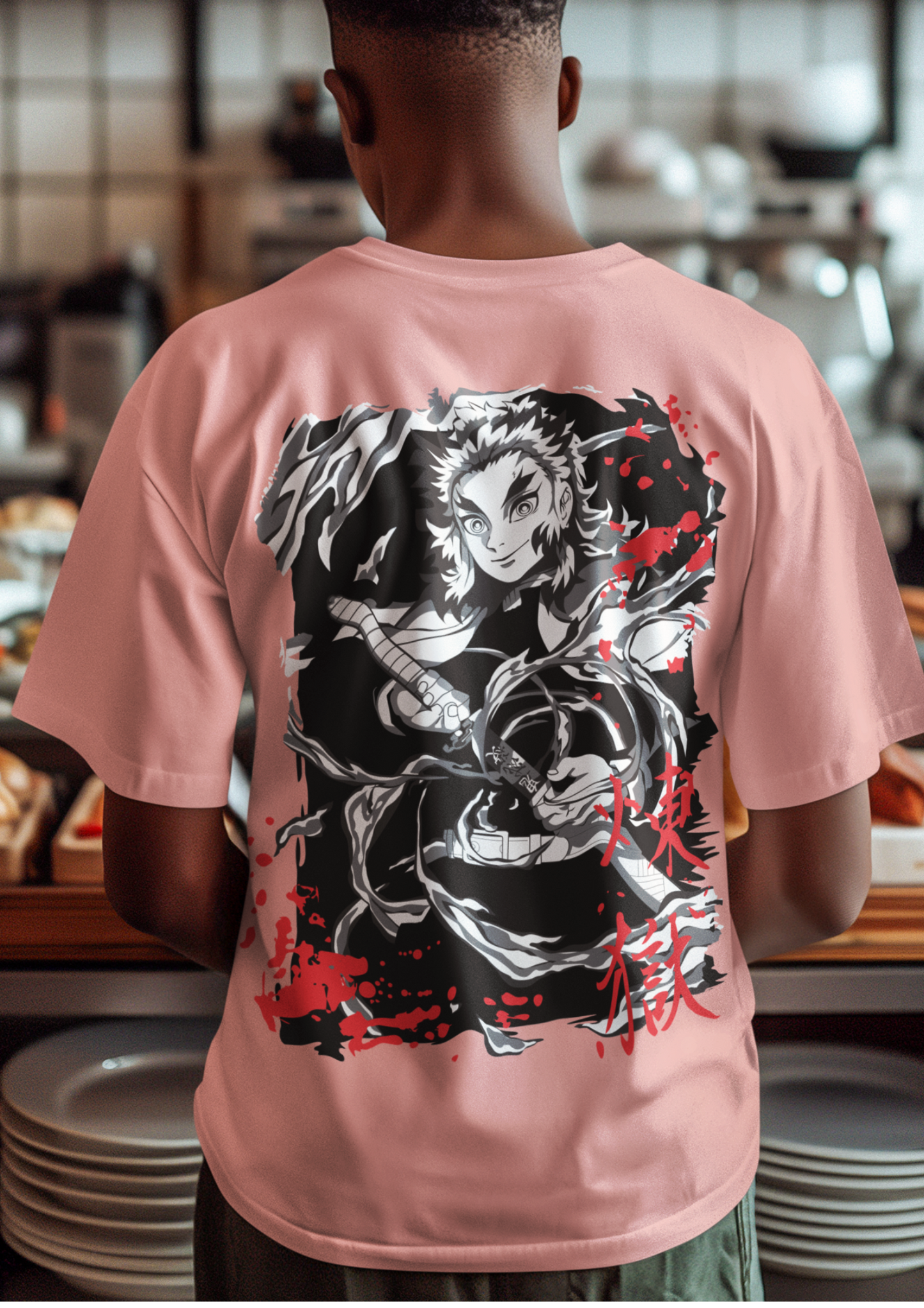 Demon Slayer Oversized Streetwear T-Shirt – Anime Graphic Tee