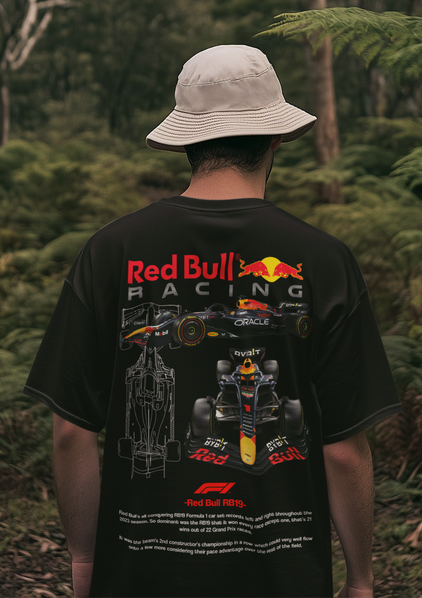 Red Bull Racing F1 Oversized T-Shirt β Streetwear for Formula 1 Fans