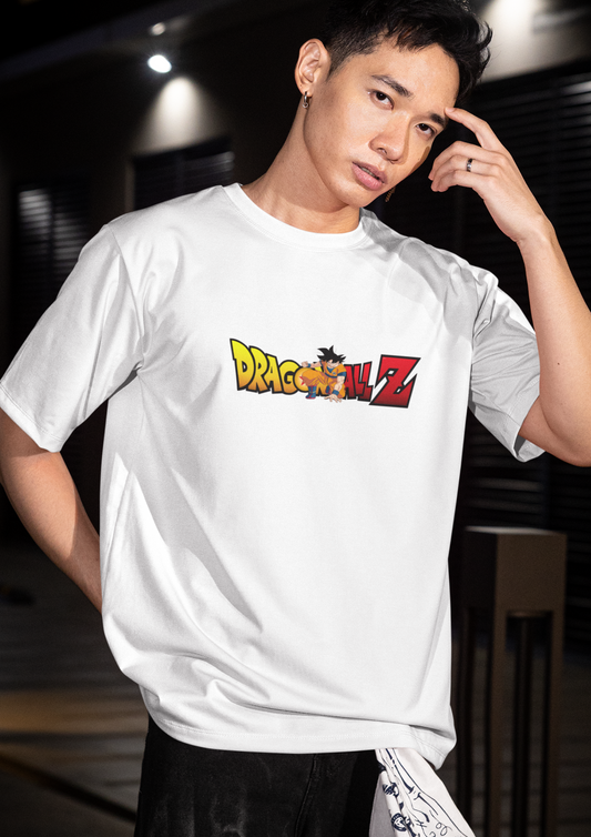 Dragon Ball Z Goku Printed Oversized T-Shirt – Anime Streetwear Graphic Tee
