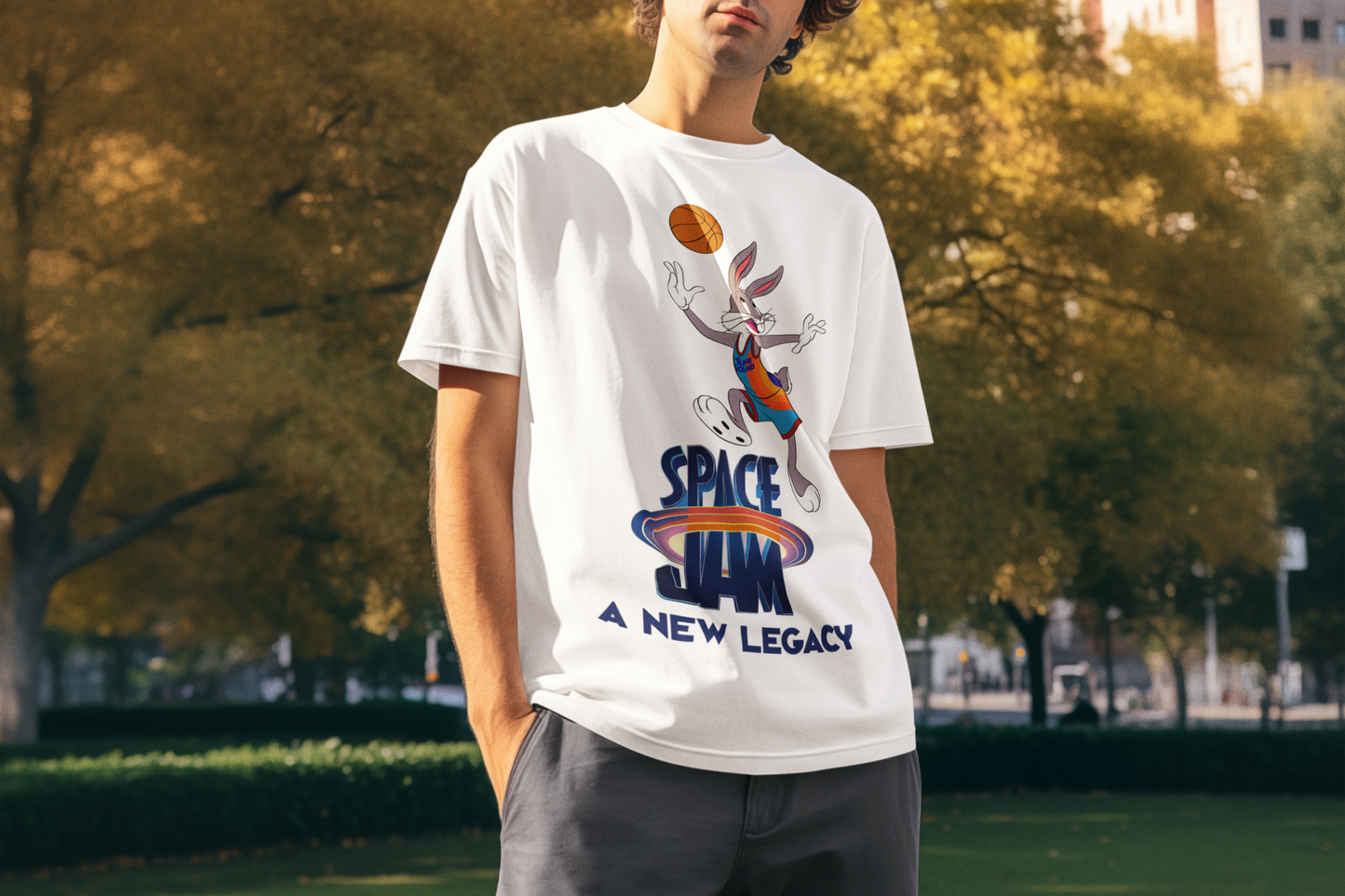 Space Jam: A New Legacy – Slam Dunk Oversized T-Shirt