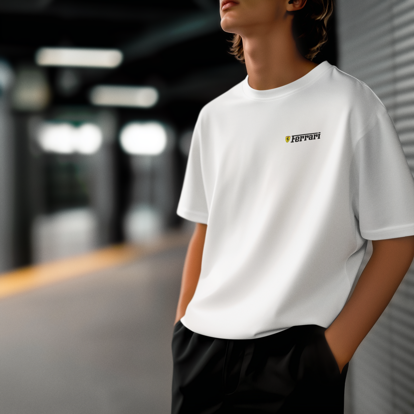 Ferrari F1 Racing Oversized T-Shirt โ Premium Streetwear for Motorsport Fans