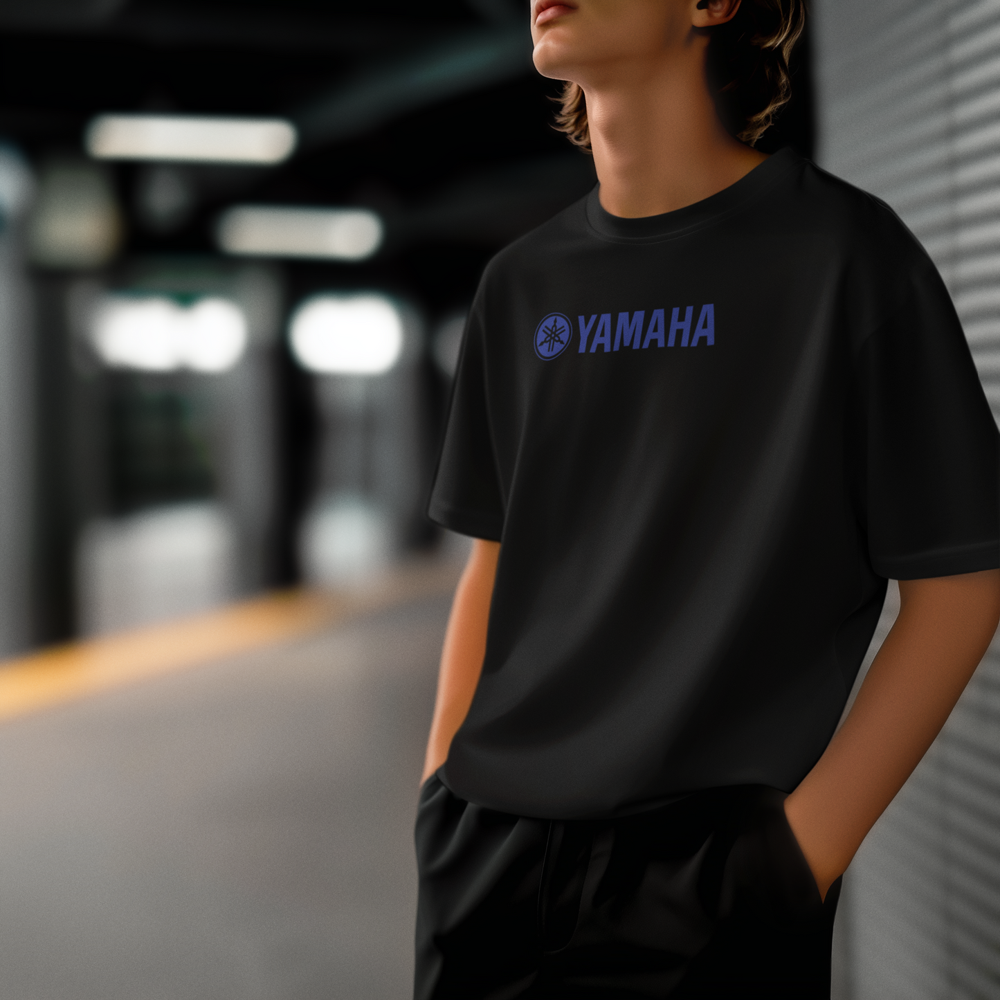 Yamaha Bike Graphic Printed Oversized T-Shirt | Streetwear Edition