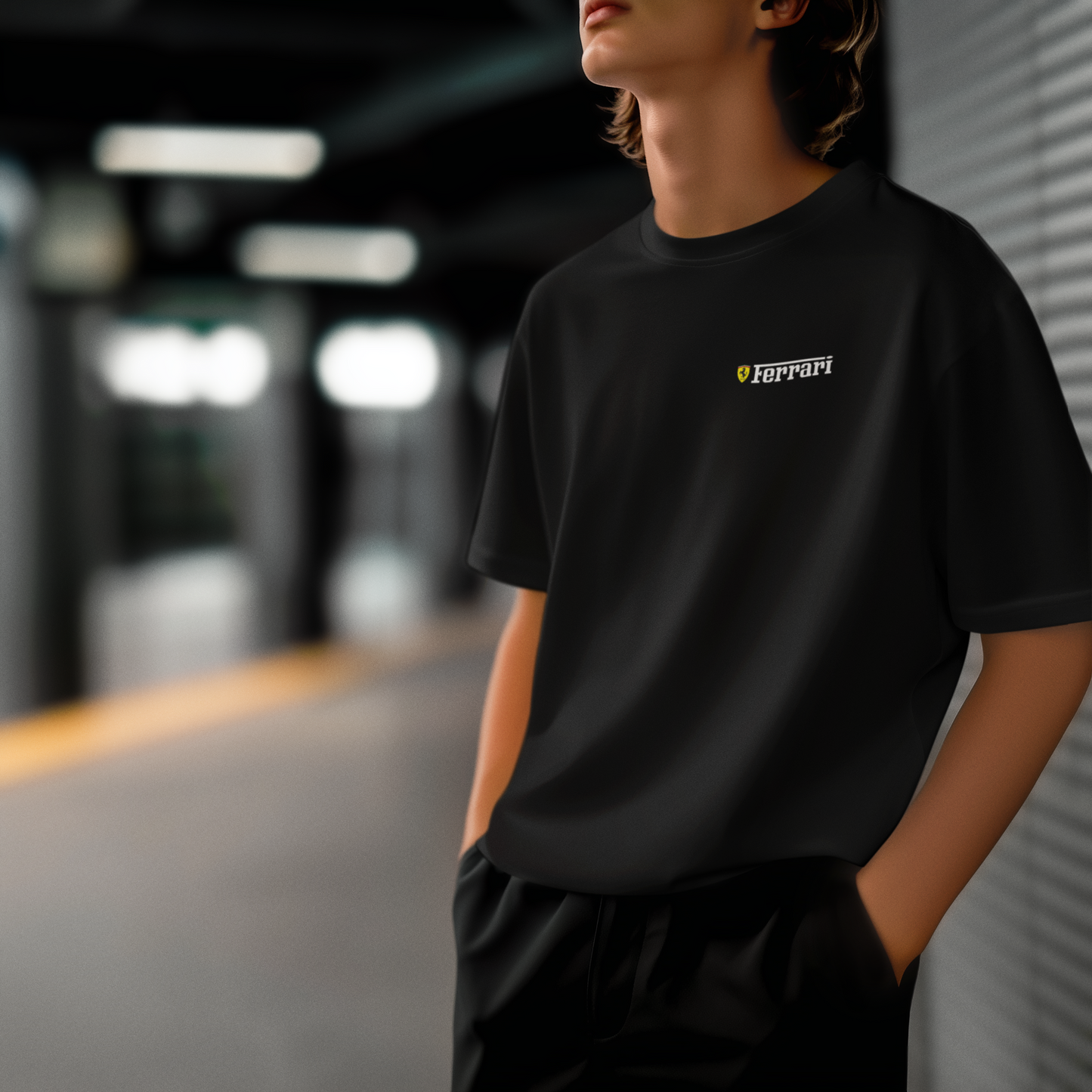 Ferrari F1 Racing Oversized T-Shirt โ Premium Streetwear for Motorsport Fans