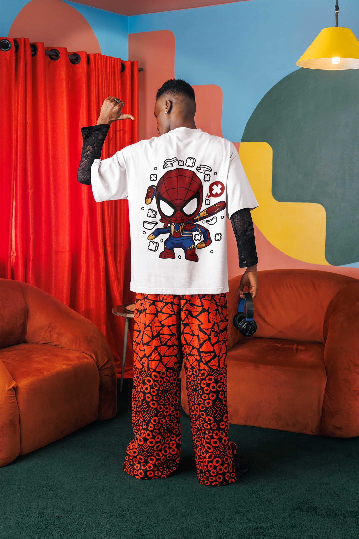 Webbed Wonder β Spider-Man Oversized Tee π·οΈ