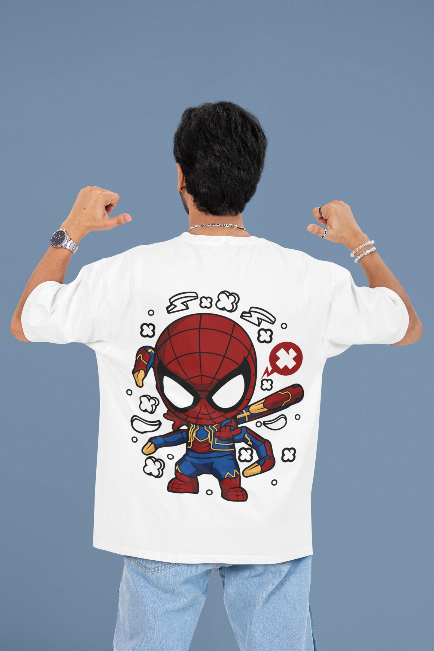Webbed Wonder β Spider-Man Oversized Tee π·οΈ