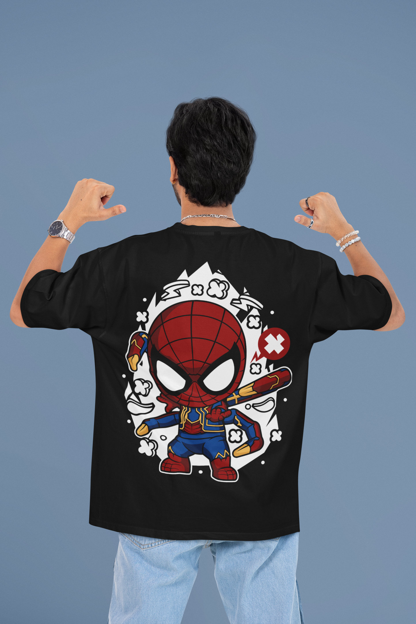 Webbed Wonder β Spider-Man Oversized Tee π·οΈ