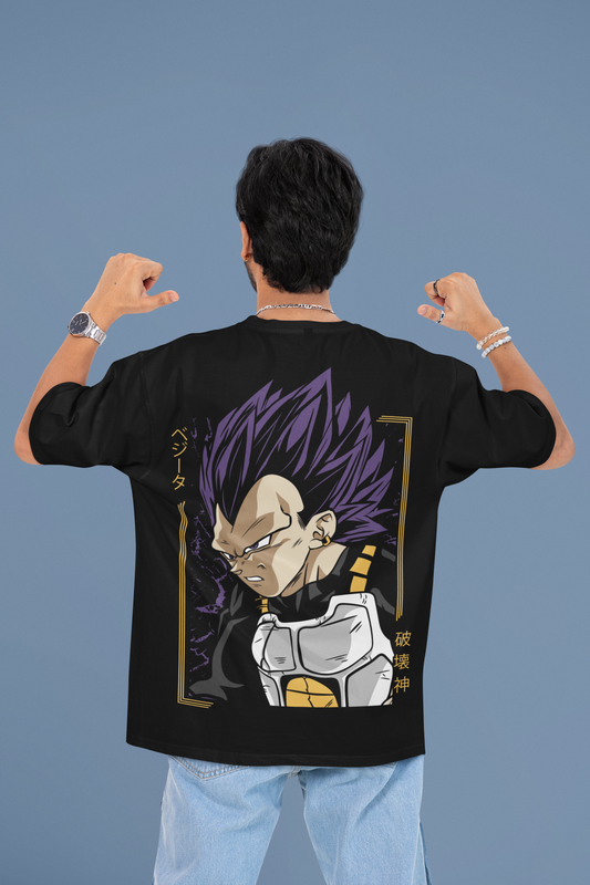 Saiyan Pride – Vegeta Oversized Tee