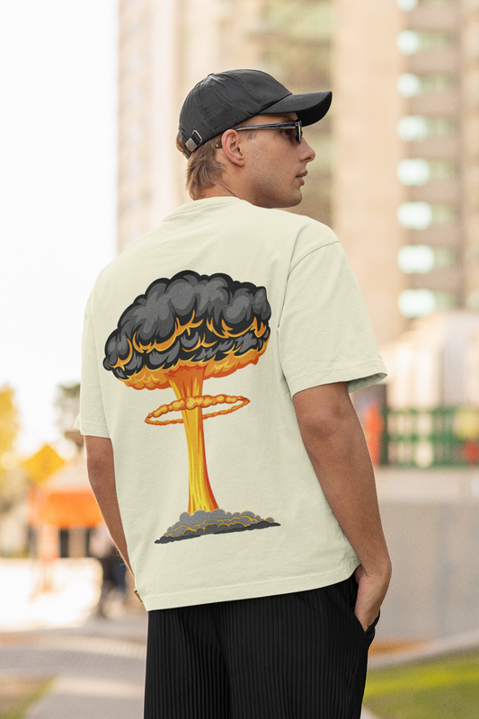 Mushroom Cloud Vibes – Streetwear Oversized Tee