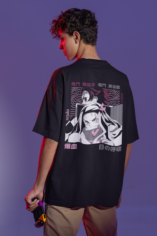 Blades & Beasts – Demon Slayer Oversized T-Shirt