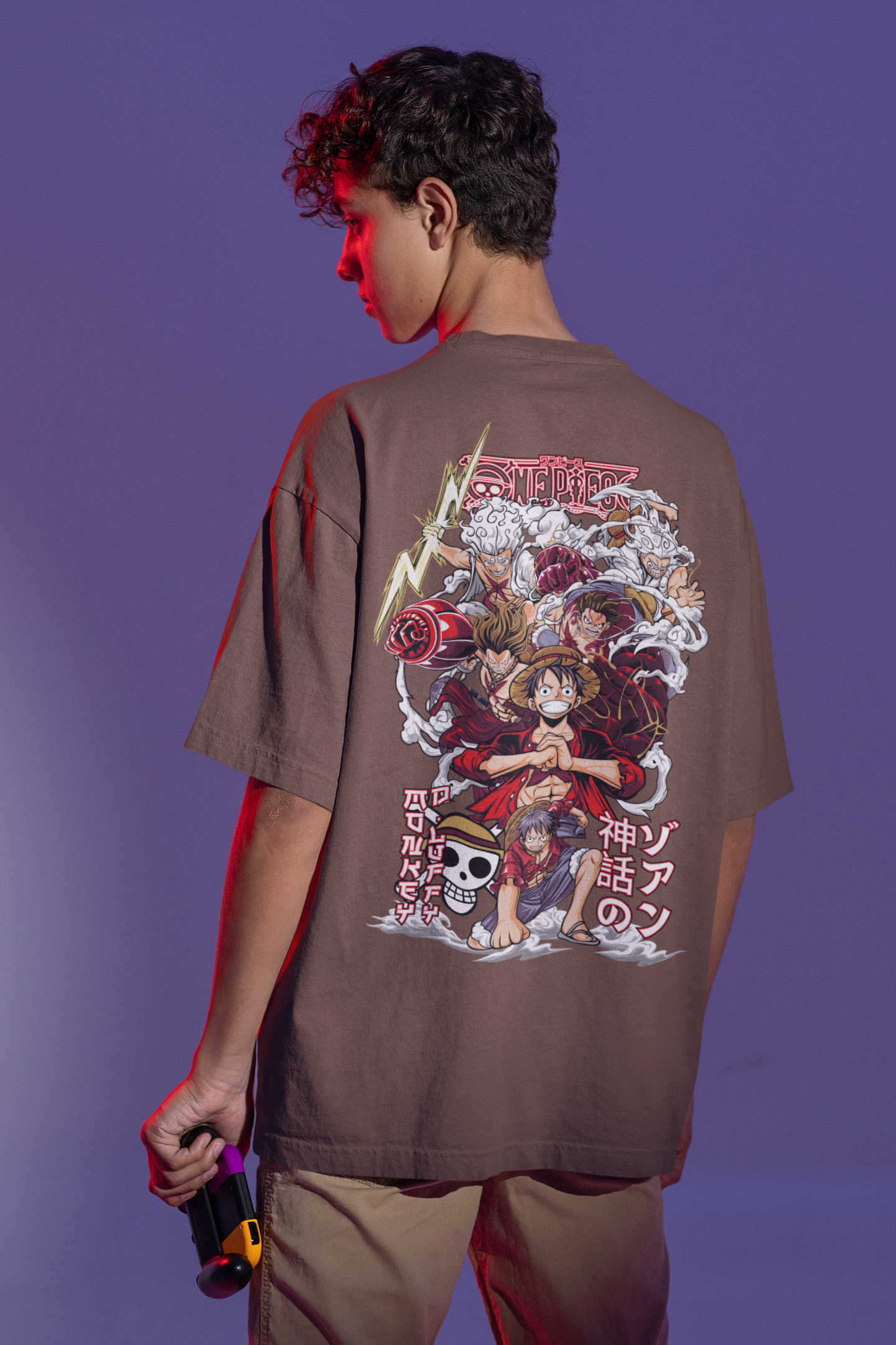 One Piece Anime Oversized Streetwear Tee
