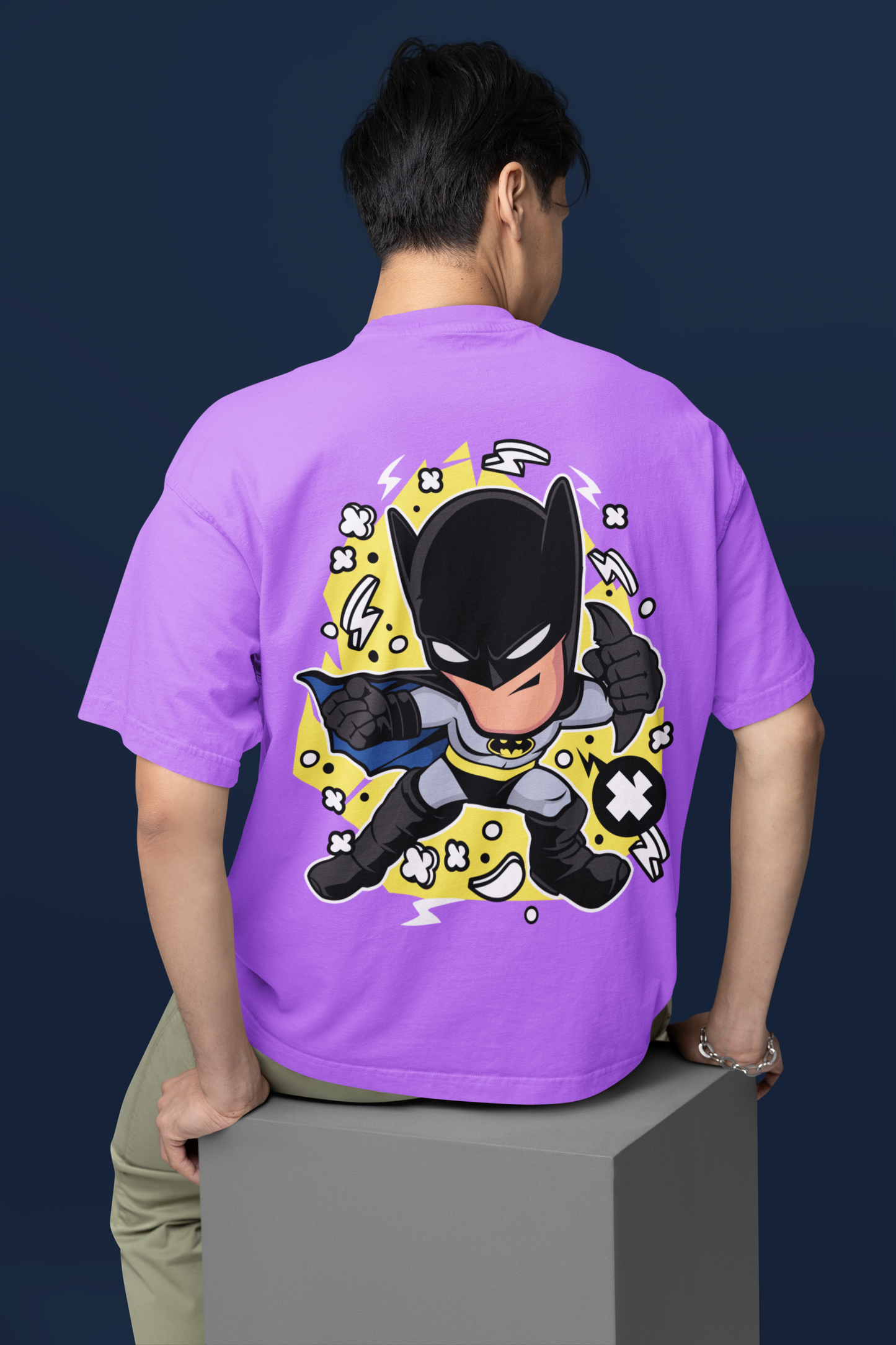 🦇 Batman Pop Art Oversized Tee