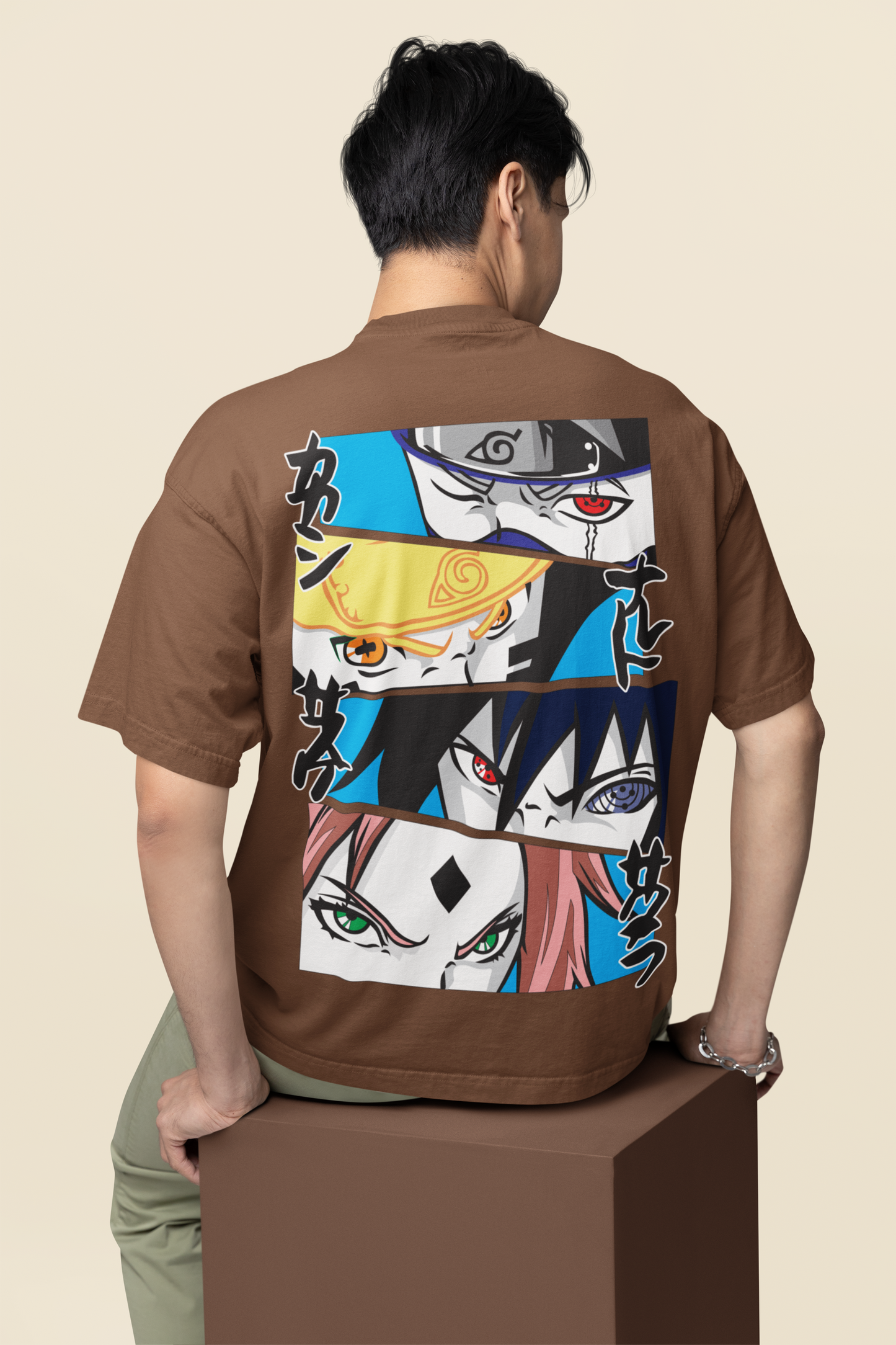 Naruto Printed Oversized T-Shirt β Anime Streetwear Tee