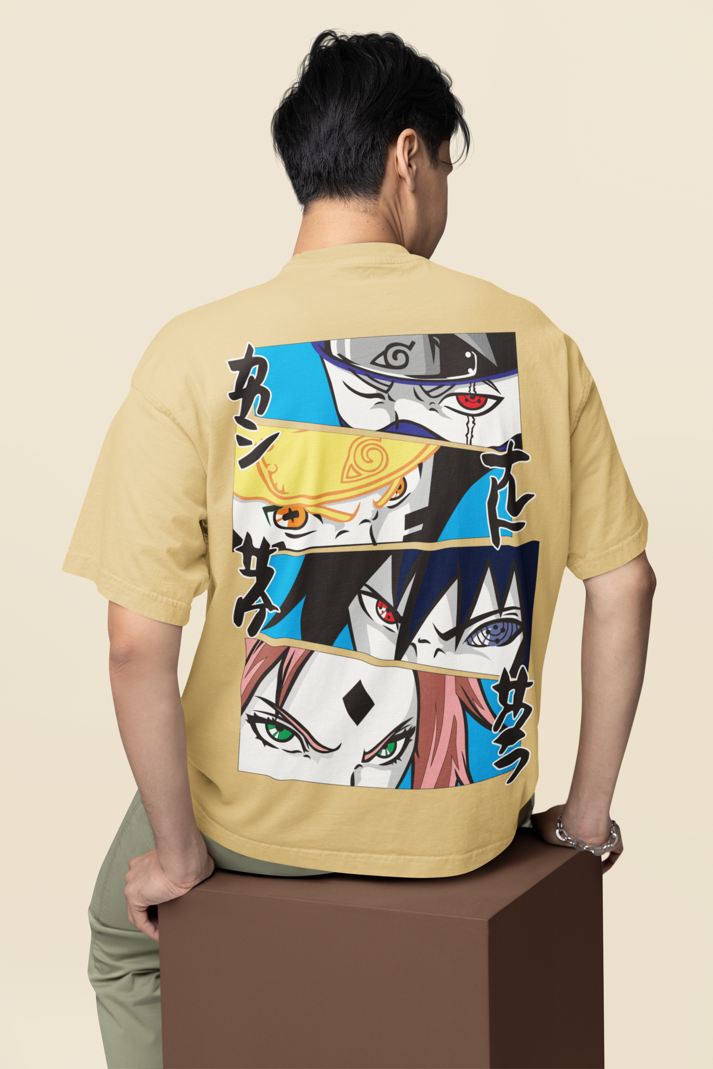 Naruto Printed Oversized T-Shirt β Anime Streetwear Tee
