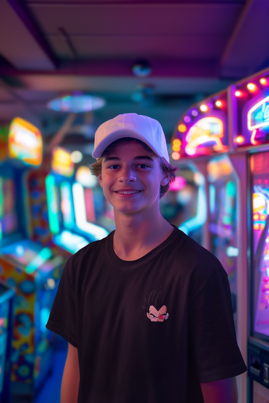 Dragon Ball Z Vegeta Oversized T-Shirt – Anime Streetwear Saiyan Print Tee