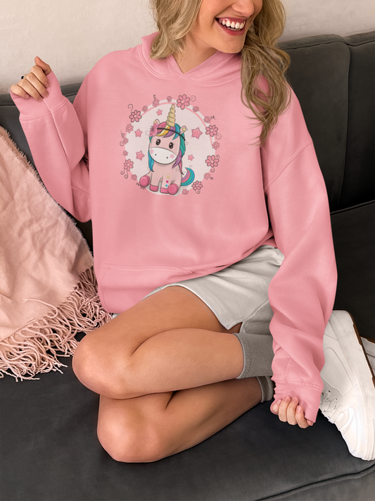 Unicorn Printed Oversized Hoodie – Premium 320 GSM Heavyweight Comfort