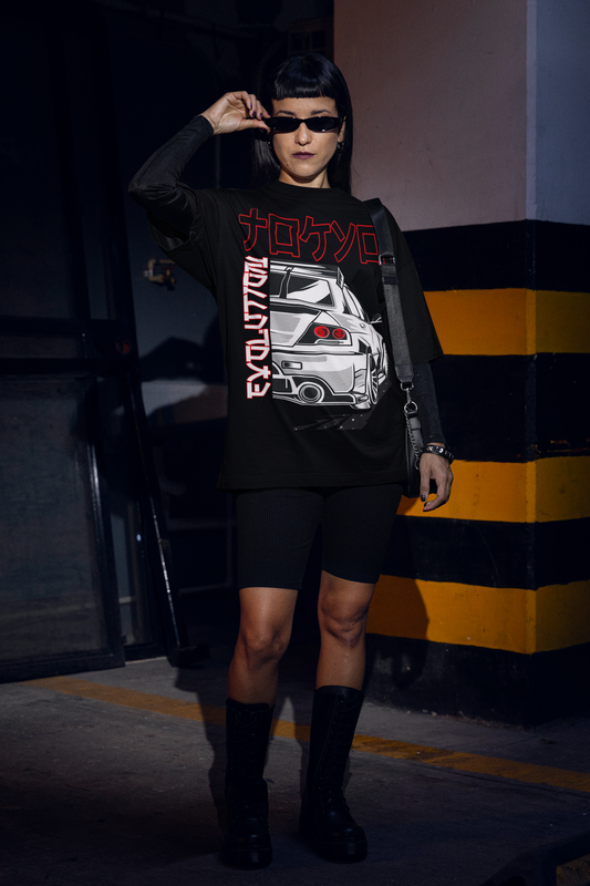 Midnight Run – Tokyo Lancer Oversized Printed Tee