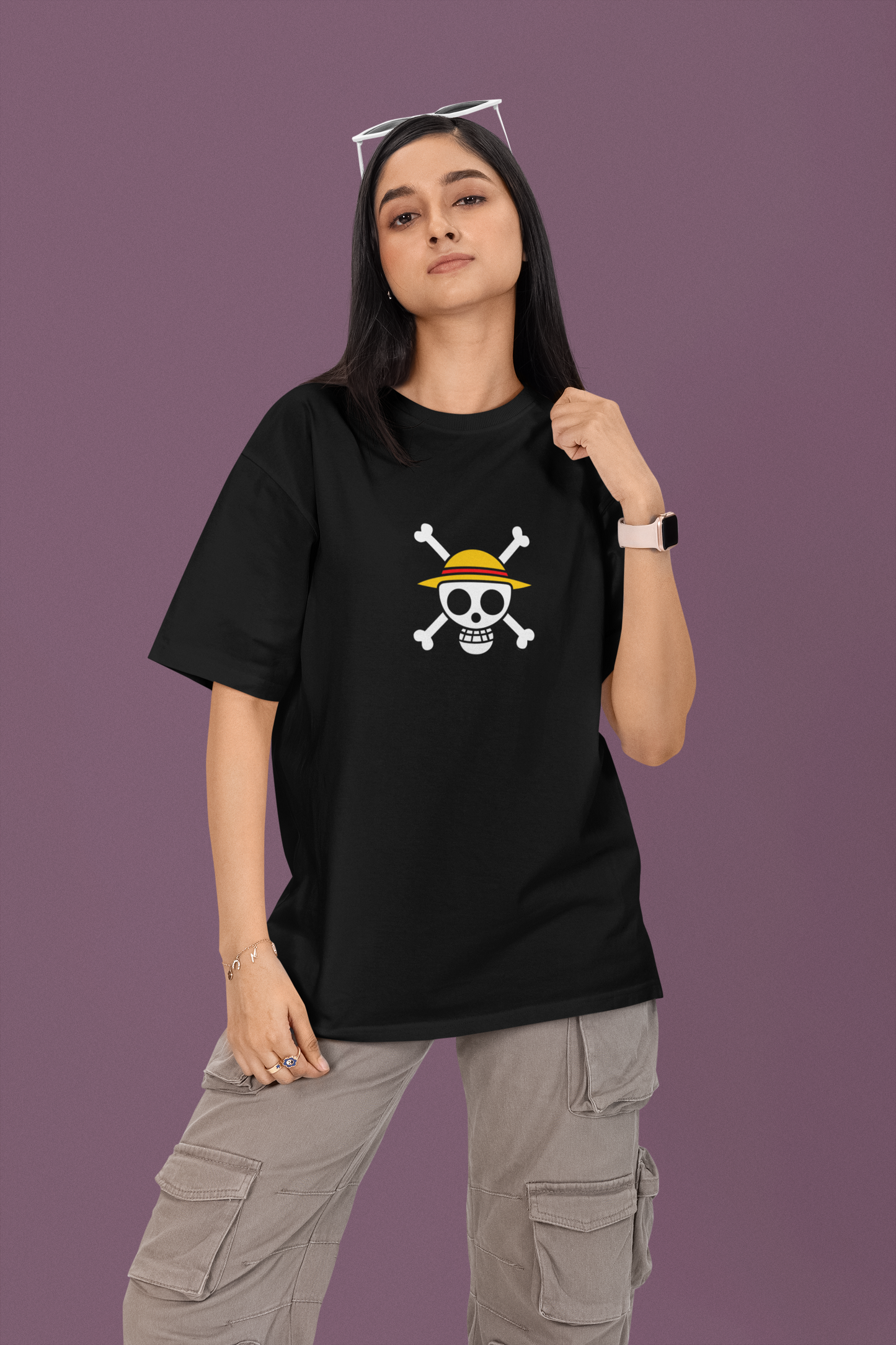 One Piece Anime Oversized Streetwear Tee