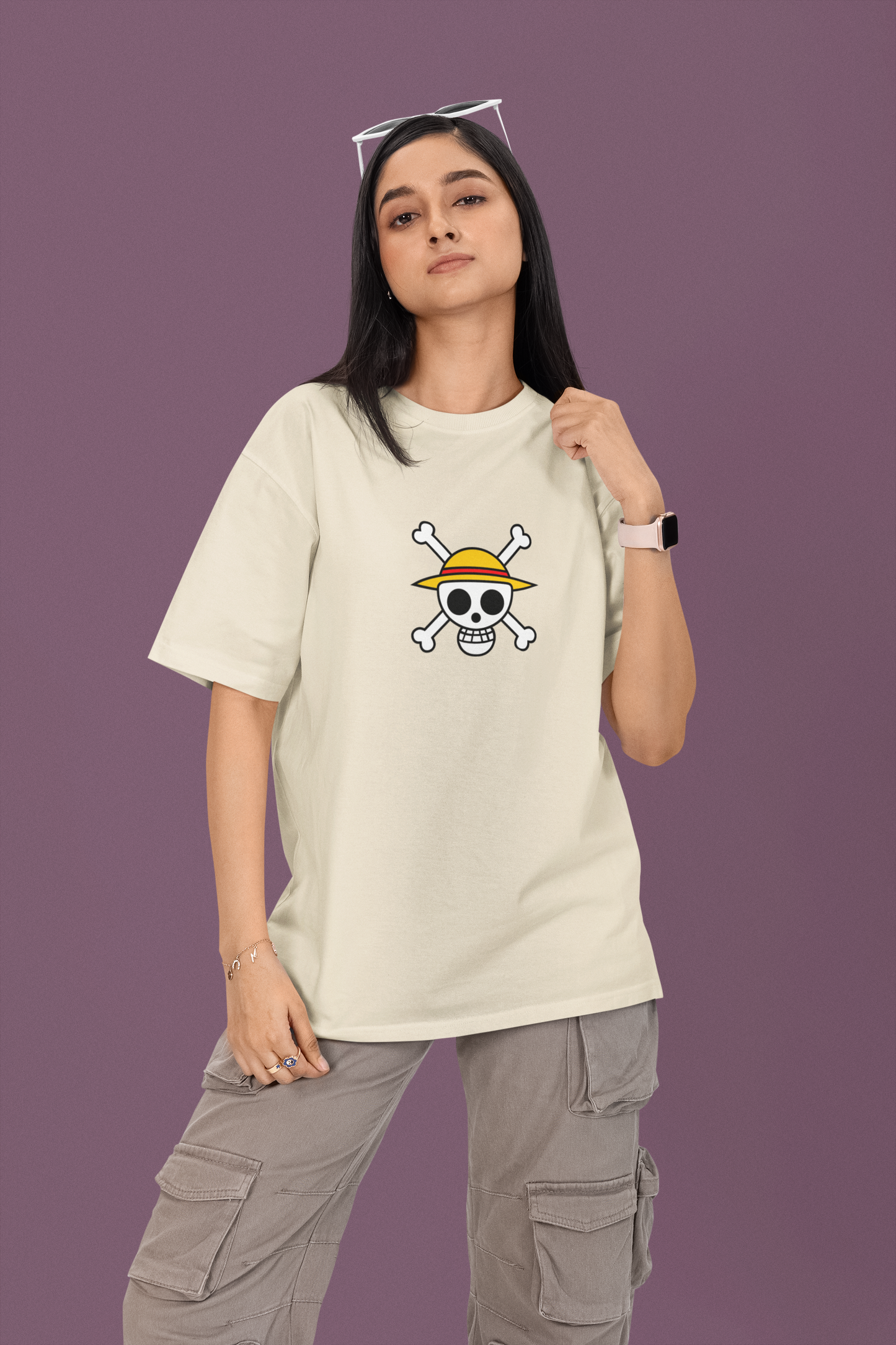 One Piece Anime Oversized Streetwear Tee