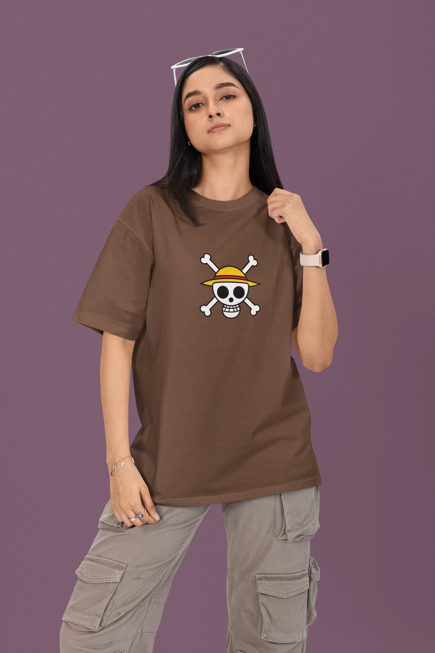 One Piece Anime Oversized Streetwear Tee