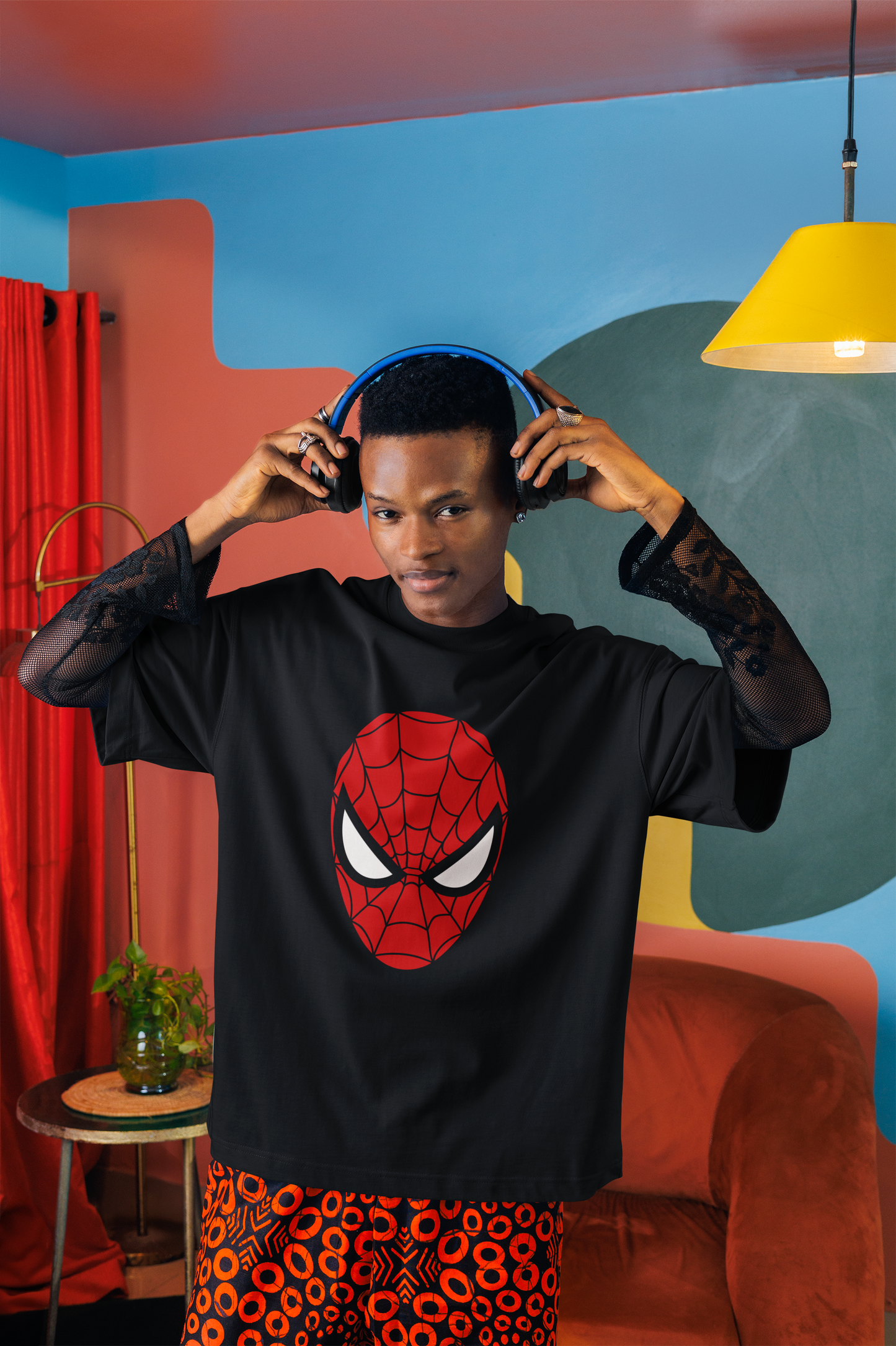 Webbed Wonder β Spider-Man Oversized Tee π·οΈ