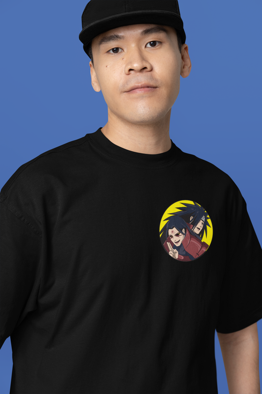 Naruto Printed Oversized T-Shirt – Anime Streetwear Tee