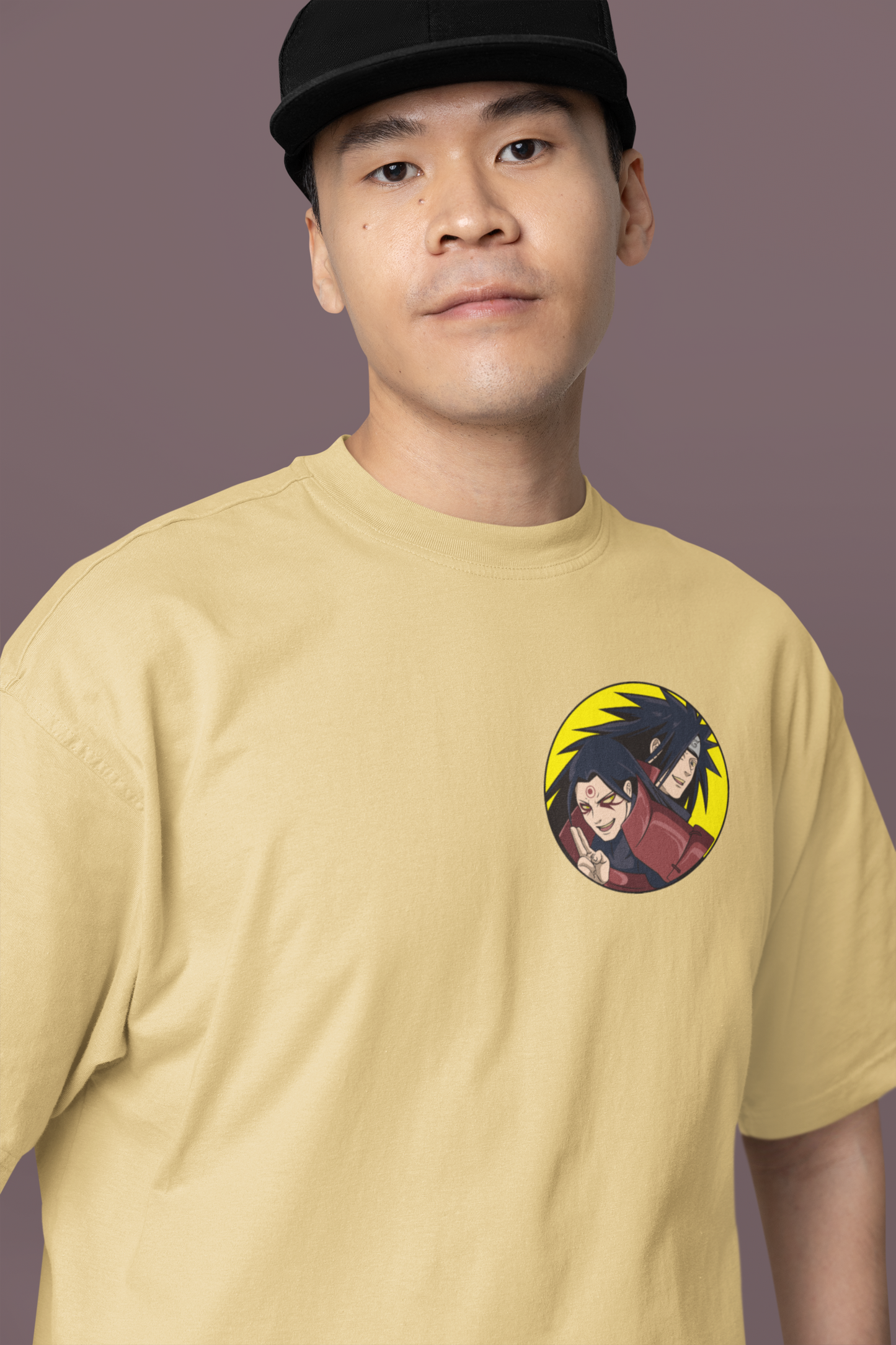 Naruto Printed Oversized T-Shirt β Anime Streetwear Tee