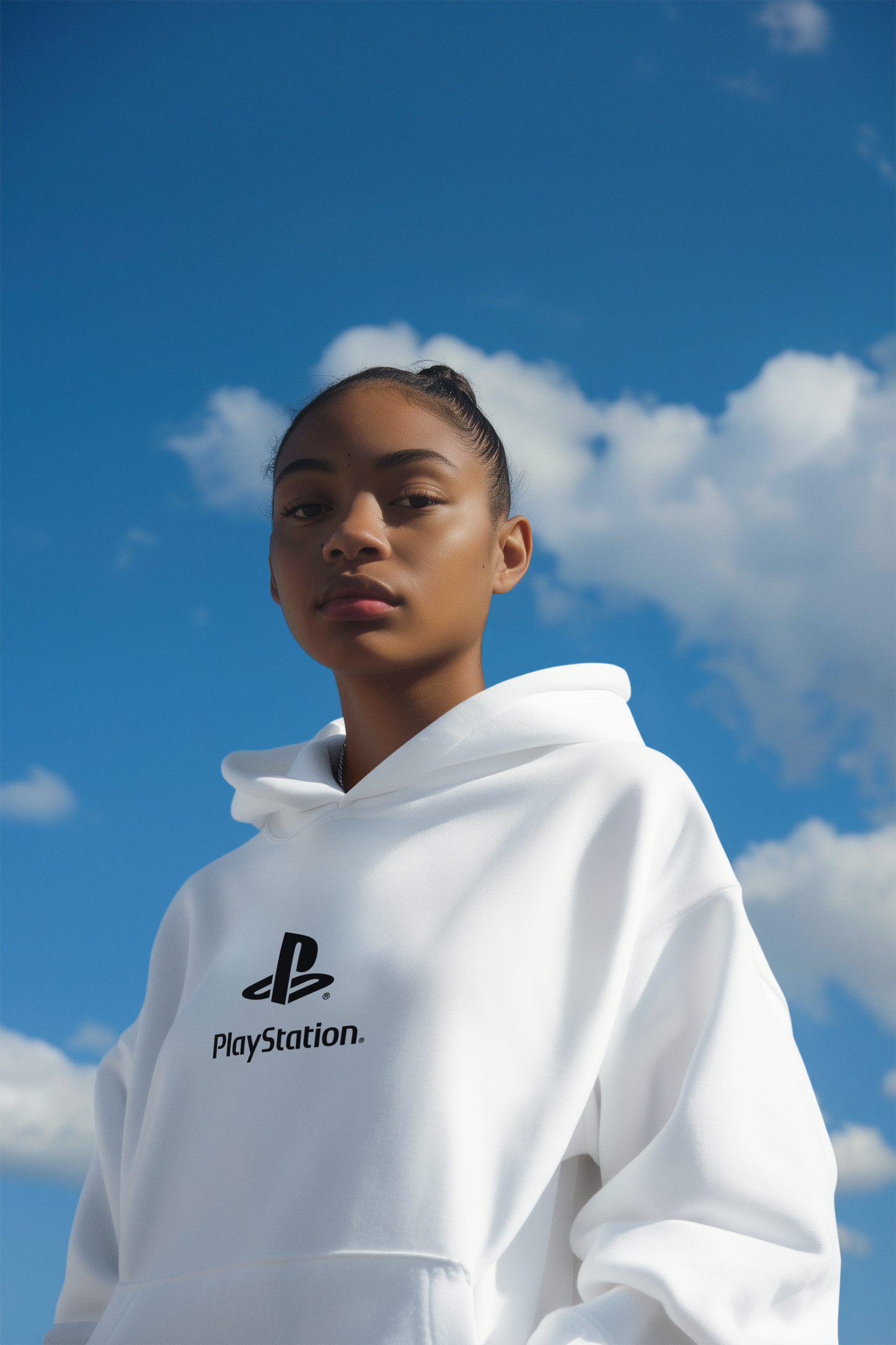 PlayStation Logo Printed Oversized Hoodie โ 430 GSM Heavyweight Premium Hoodie