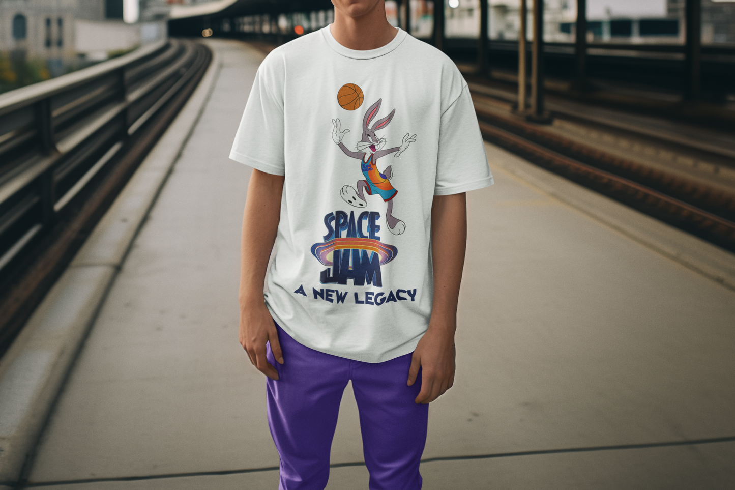 Space Jam: A New Legacy – Slam Dunk Oversized T-Shirt