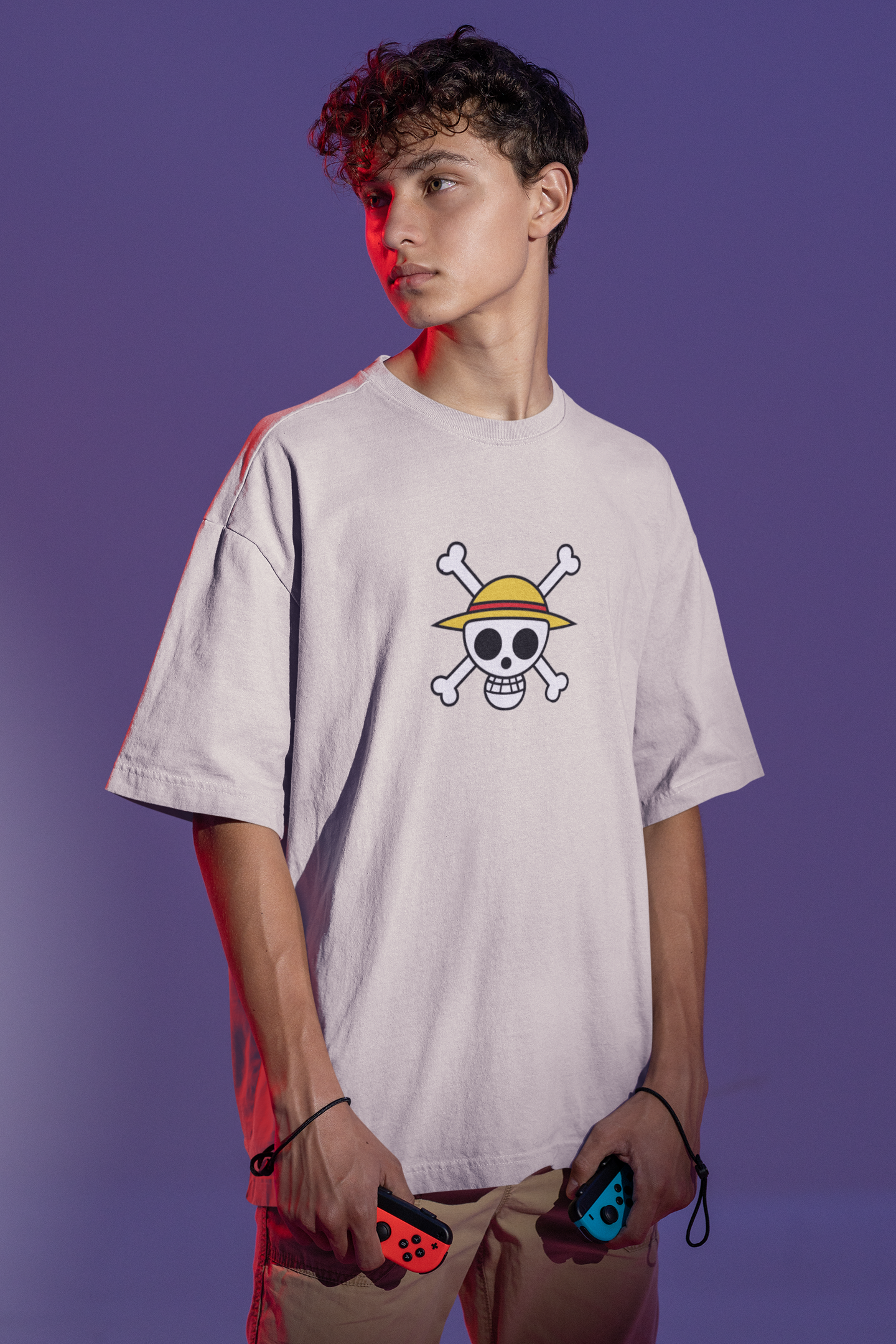 One Piece Anime Oversized Streetwear Tee
