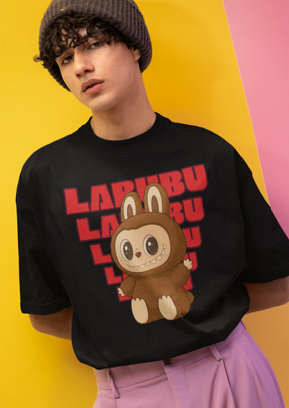 Labubu Printed Oversized T-Shirt – Trendy Streetwear Tee