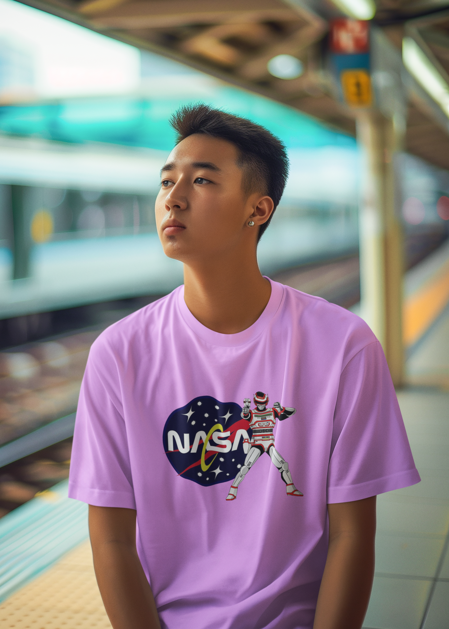 Cosmic Explorer – NASA Oversized T-Shirt