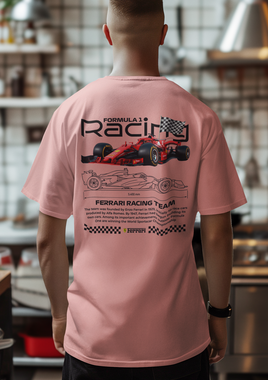 Ferrari F1 Racing Oversized T-Shirt – Premium Streetwear for Motorsport Fans