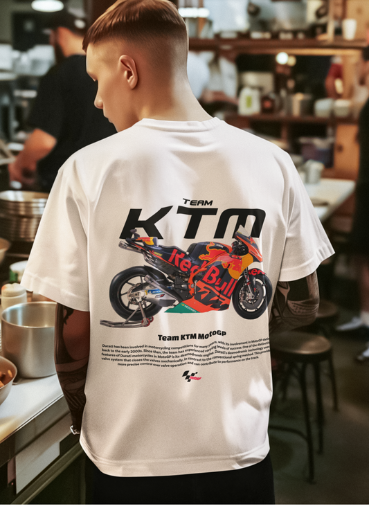 🏍️ Red Bull KTM Racing Inspired Oversized T-shirt