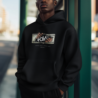 FAKE Premium Oversized Hoodie – Heavyweight 430 GSM Streetwear