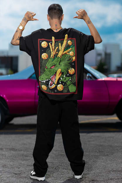 Summon Shenron – Dragon Ball Z Oversized Streetwear Tee