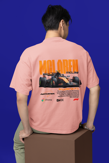 McLaren Racing Inspired Printed Oversized T-Shirt – Streetwear Edition