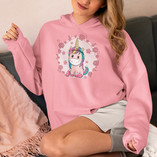 Unicorn Printed Oversized Hoodie – Premium 320 GSM Heavyweight Comfort