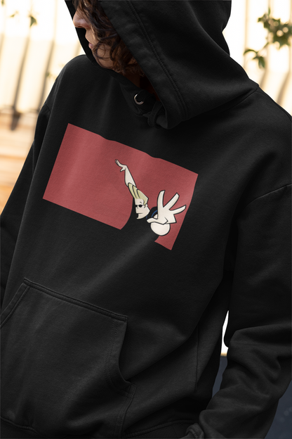 Johnny Bravo Printed Oversized Hoodie – Premium 430 GSM Streetwear