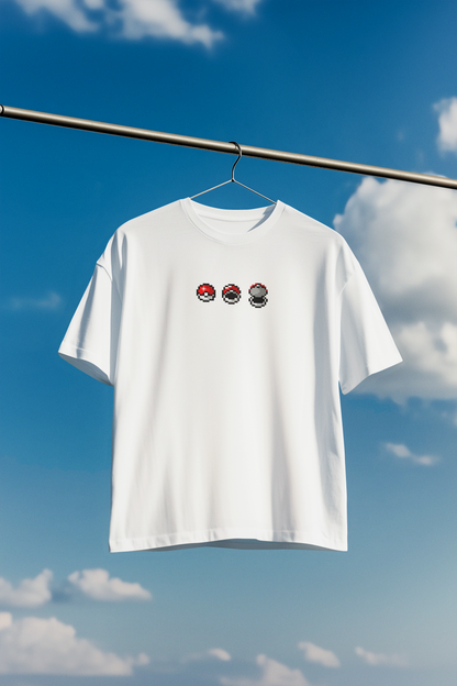 Gengar Oversized Printed T-Shirt – Anime Streetwear Ghost Pokemon Tee