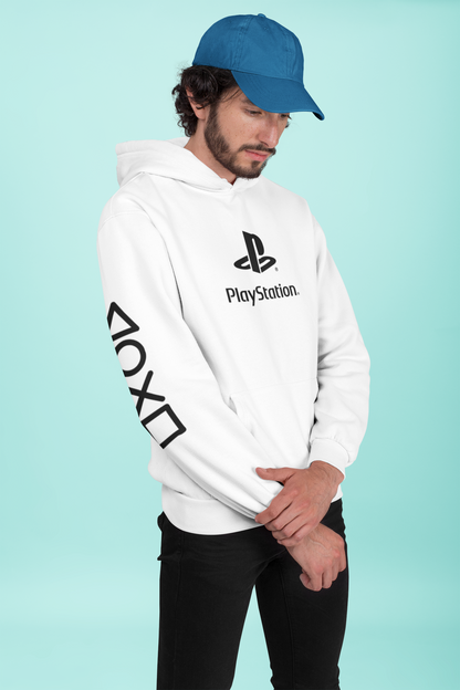 PlayStation Logo Printed Oversized Hoodie – 430 GSM Heavyweight Premium Hoodie
