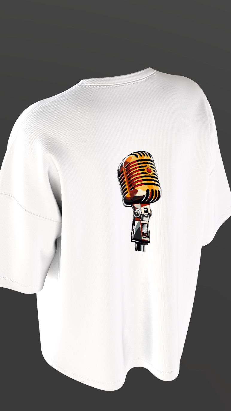 🎤 I Breathe Life Into Lyrics – Oversized Singer Tee