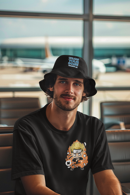 Naruto Shippuden Pop Art Oversized Graphic Tee – Premium Anime Streetwear