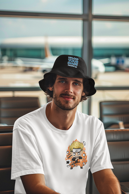 Naruto Shippuden Pop Art Oversized Graphic Tee – Premium Anime Streetwear