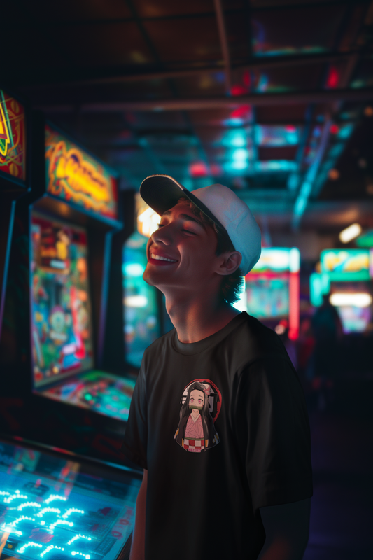 Nezuko Kamado Demon Slayer Oversized Printed T-Shirt